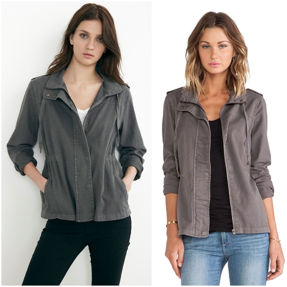 VELVET Graham & Spencer Rida Twill Utility Jacket